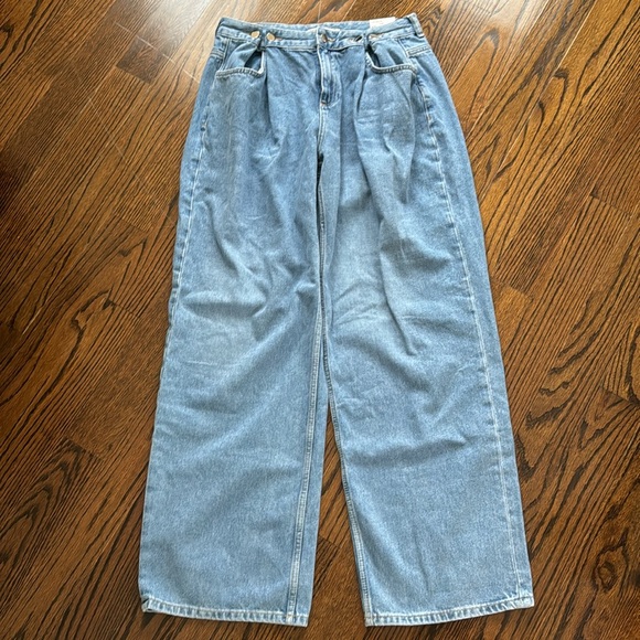 NWT Zara Loose Fit Wide Leg Z1975 Jeans Size 8 - Picture 10 of 11